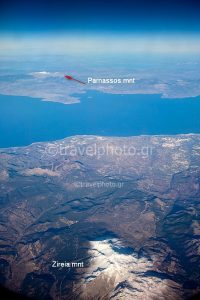 zireia parnassos mountains aerial
