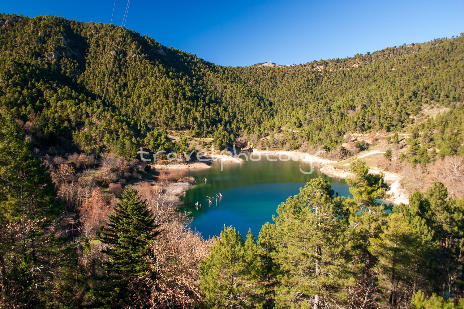 het prachtige meer Tsivlou in de prefectuur Achaia