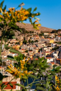 Village traditionnel de Symi et maisons de Gialos