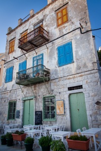 Taverne de poissons à Symi