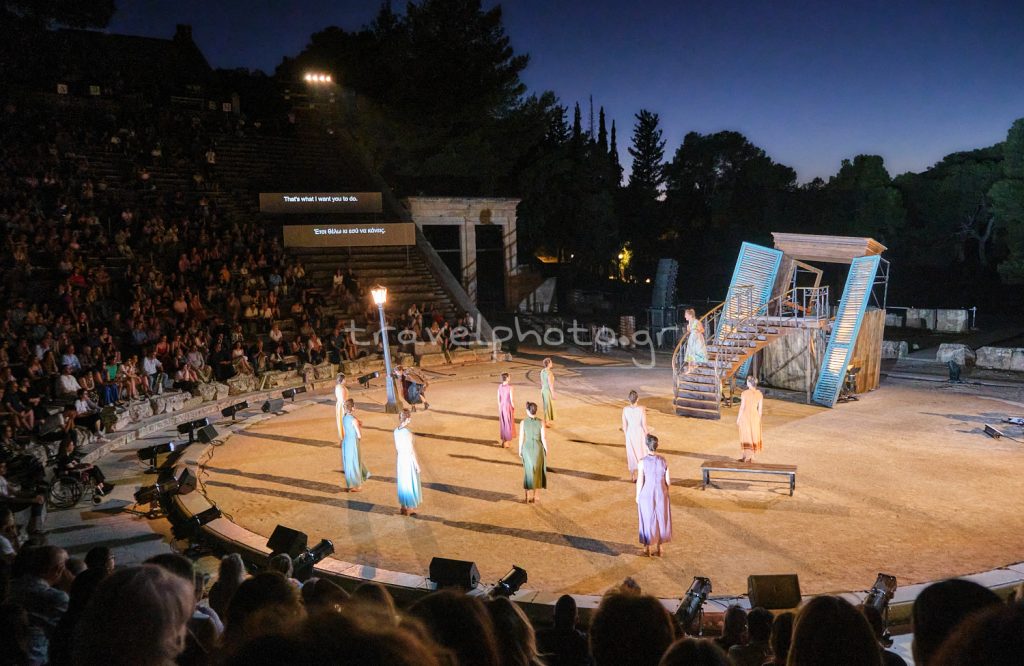 Αρχαίο θέατρο Επιδαύρου,  Ηλέκτρα Σοφοκλή, 2025, Παράσταση Τάρλοου