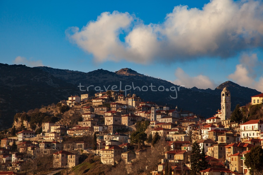 Dimitsana von gebirgigem Arkadien