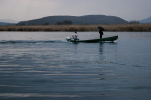 Lake Ioannina and the islet of Kyra-Frosini
