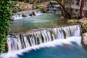 Die kleinen Wasserfälle bei Krya in Livadia