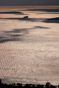Ηλιοβασίλεμα στο κόλπο του Μαρμαρίου, Νότια Εύβοια