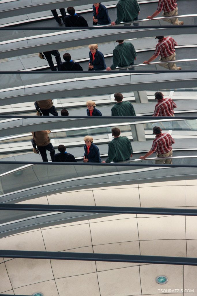 Inside reichstag bundestag Berlin Germany parliament