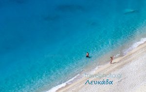 Selfie παραλία Εγκρεμνοί Λευκάδα