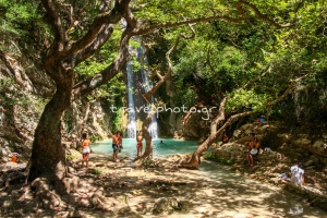 Ο μεγάλος καταρράκτης στο φαράγγι της Νέδας.