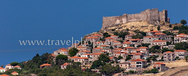 Molyvos dorp, Lesbos eiland