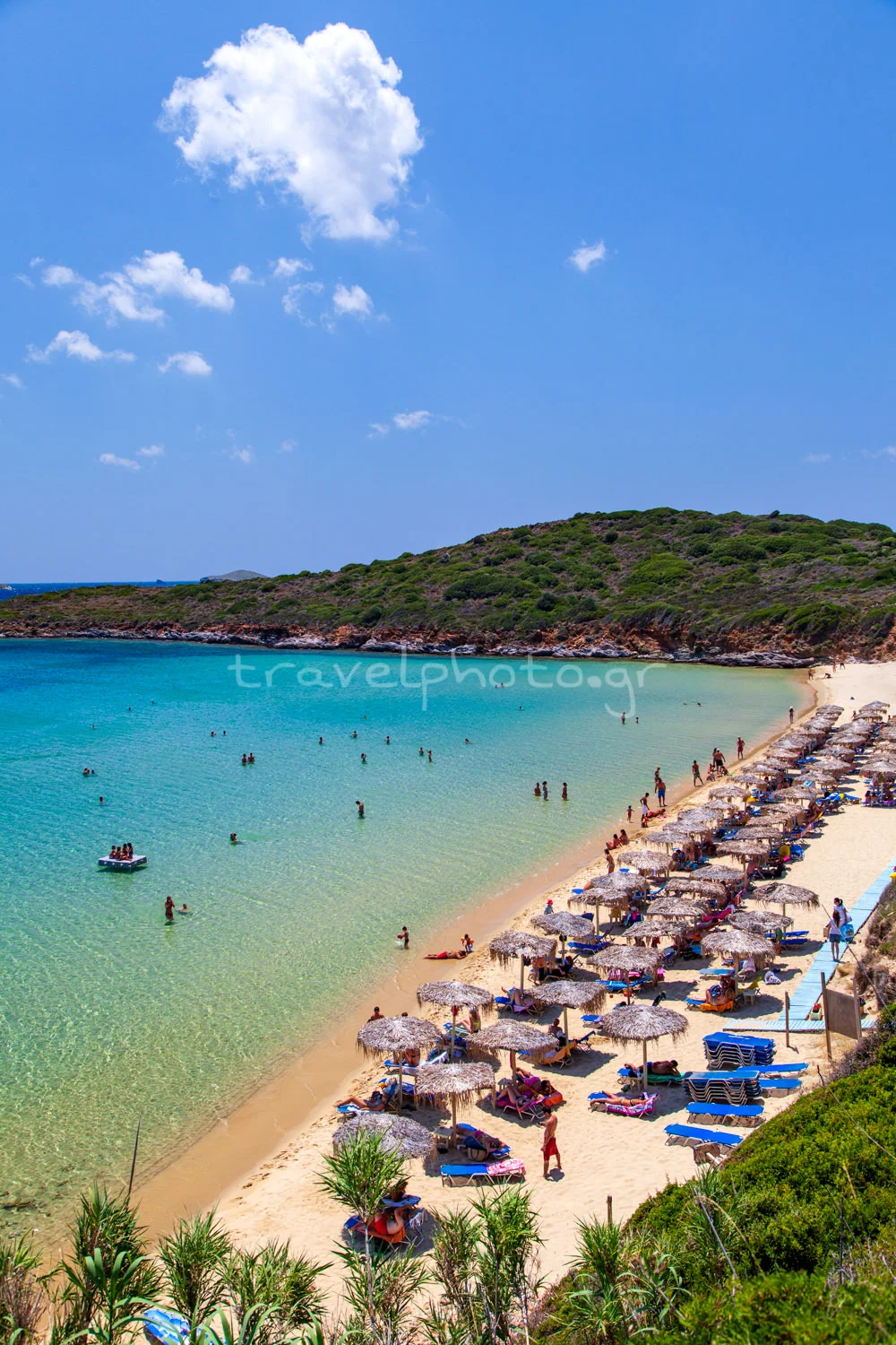 Χρυσή Άμμος, η πιο τουριστική παραλία της Άνδρου