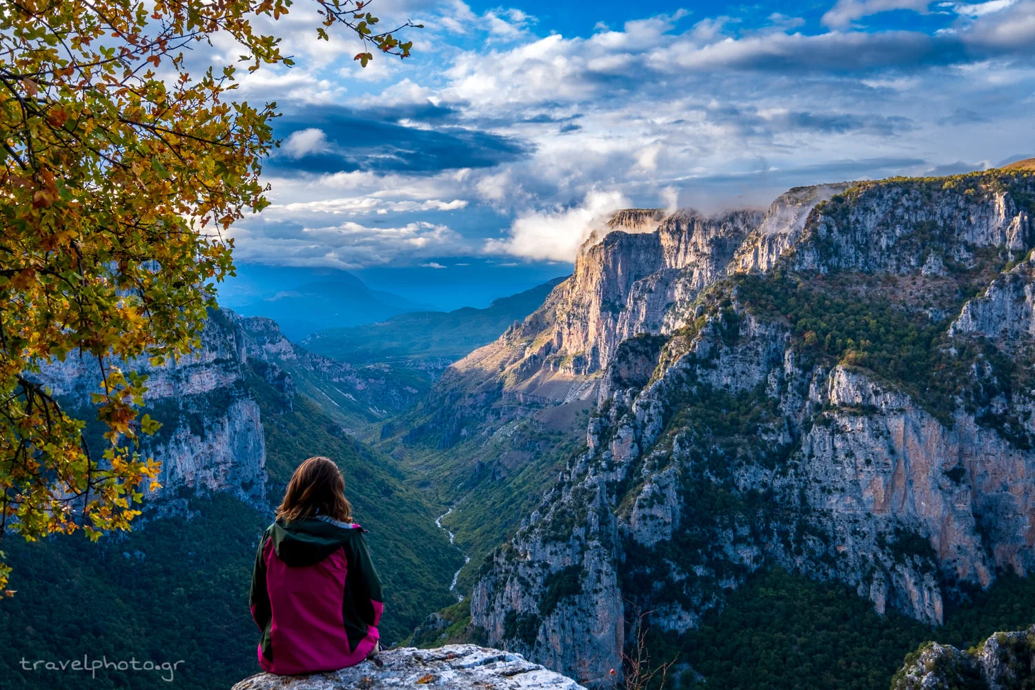 Vikos canyon Η θέα προς στο πανέμορφο φαράγγι του Βίκου