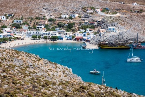 Παραλια και λιμάνι Ψέριμος Δωδεκάνησα