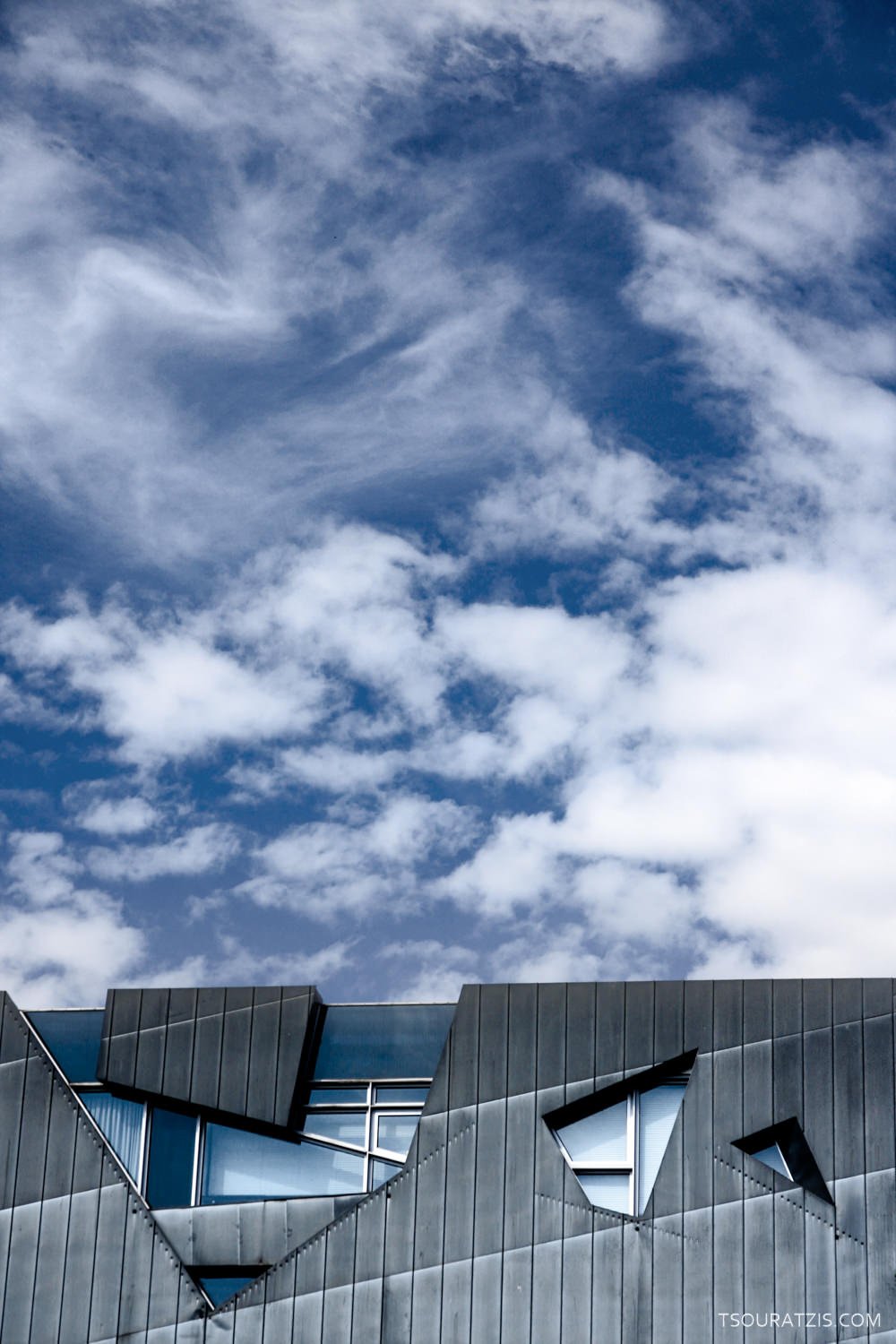 europe's largest jewish museum in the impressive building of daniel libeskind. berlin germany
