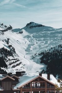 Flaine ski station Grand Massif, French Alps