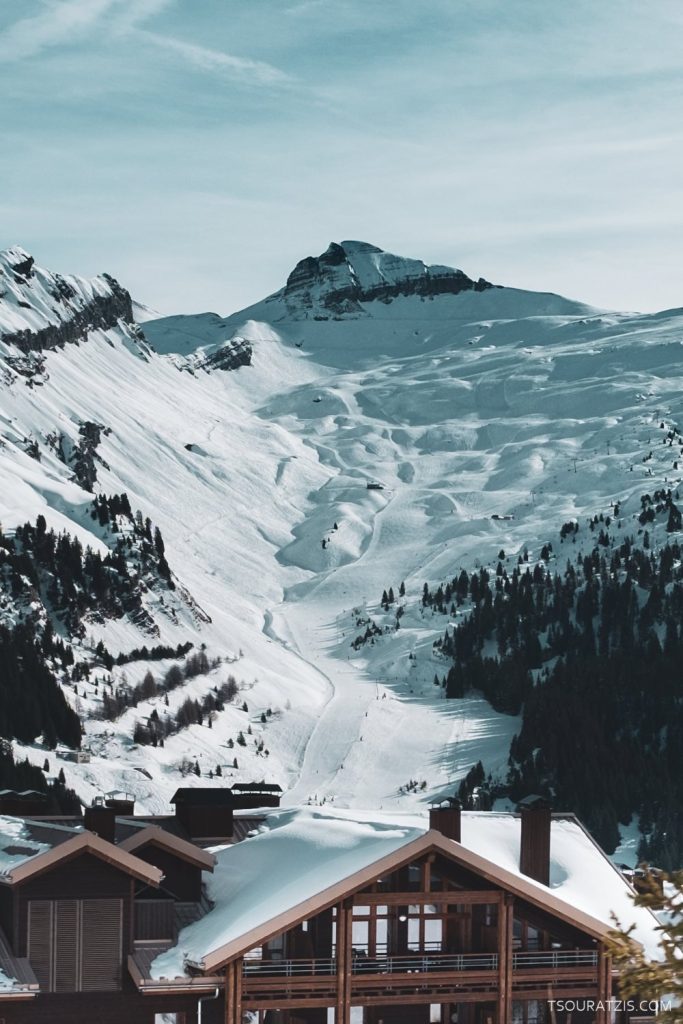 Flaine ski station Grand Massif, French Alps