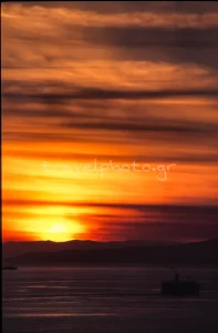 Θέα στον Σαρωνικό από Ναό Ποσειδώνα Σούνιο Αττική