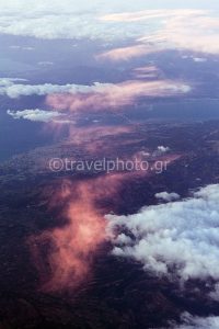 patra city aerial rio bridge