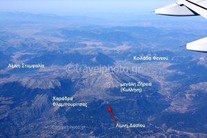 peloponnese aerial photo
