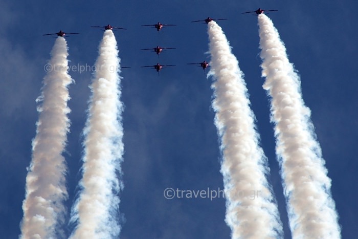 red arrows athens athina