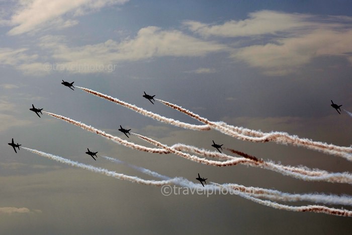 red arrows athens athina