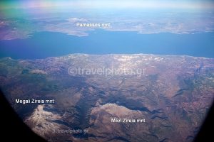 zireia parnassos mountains aerial