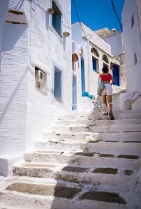 Πύργος Τήνου στενο σκαλοπάτια