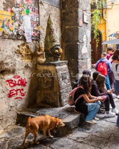 Naples streets Napoli city Italy ()