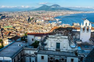 In the Naples of Maradona, Vesuvius and Pompeii.