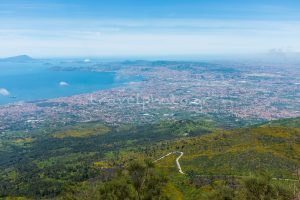 Vesuvius view to Naples