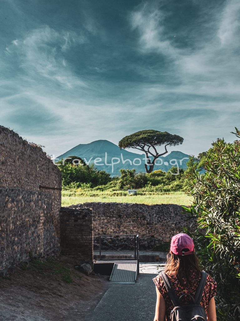 Il Vesuvio visto da Pompei / Pompei Napoli