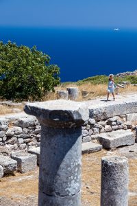 Σαντορίνη Αρχαία Θήρα προσγείωση