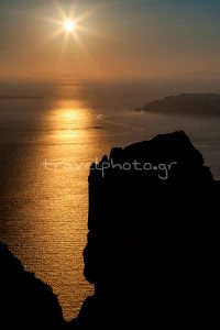 Σαντορίνη ηλιοβασίλεμα Αιγαίο