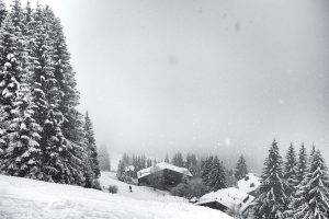 Villars ski station valley run in the Swiss Alps alpes vaudoises 7