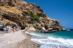 Strand in het zuiden van Evia, Kavo Doro-gebied (Kafireas)